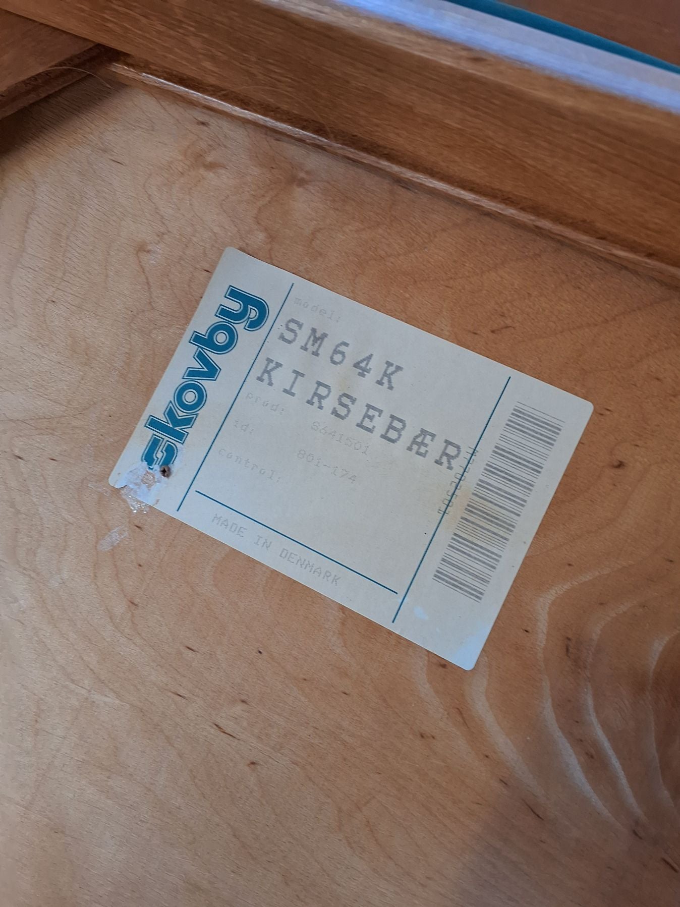 Bord og 6 stole, skovby